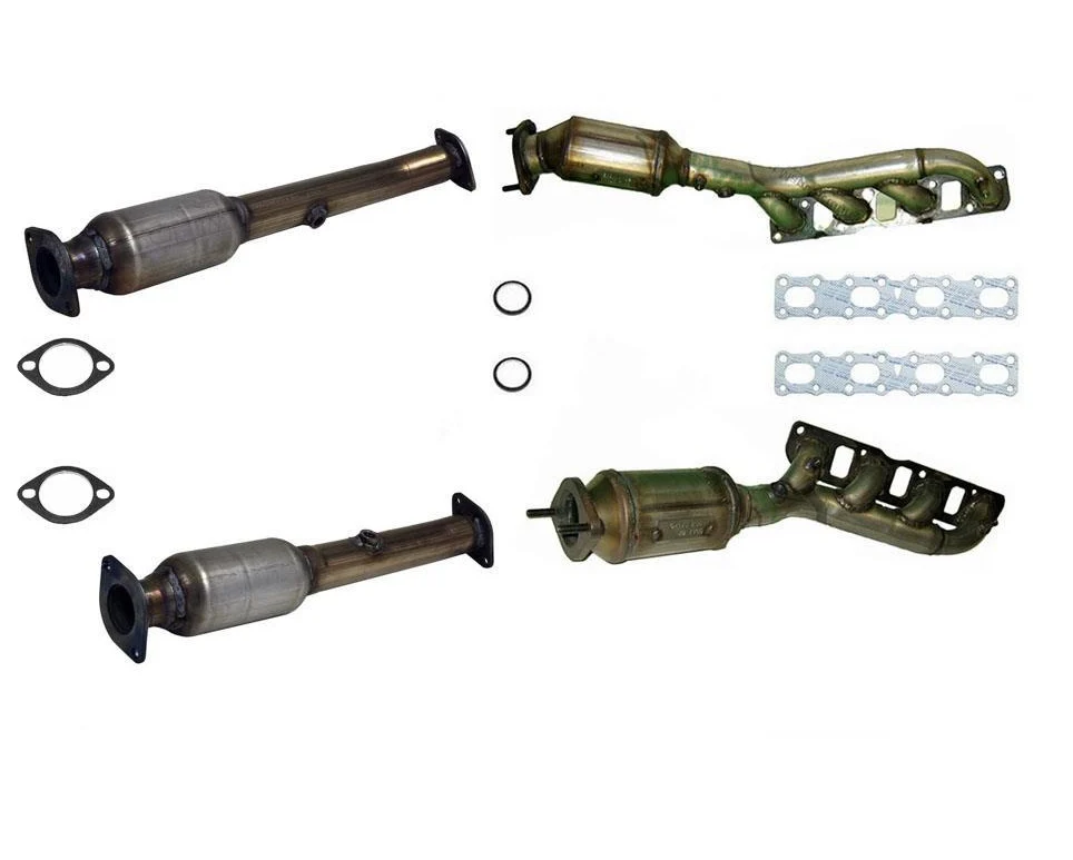 Manifold Catalytic Converter Frt & Rear Driver Passenger For Infiniti QX56 06-10