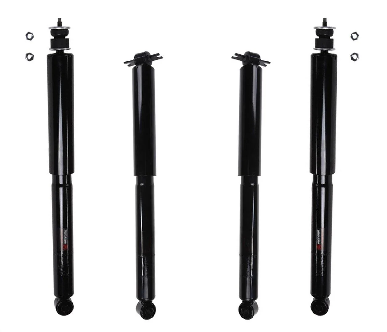4 Pieces Front & Rear Shock Absorbers fits for Jeep Wrangler 2007-2017