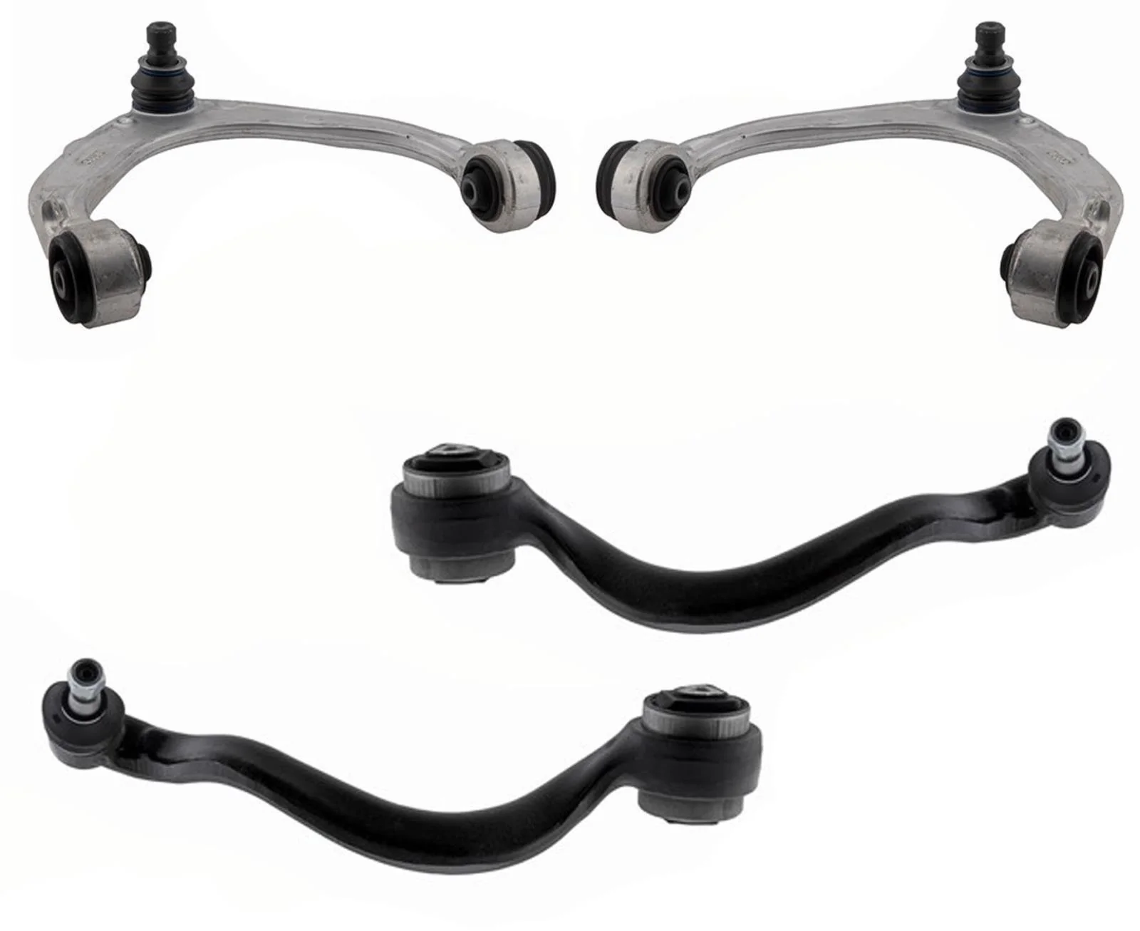 4Pc Front Upper Control & Lower Forward Control Arms For BMW X5 X6 2007-2018
