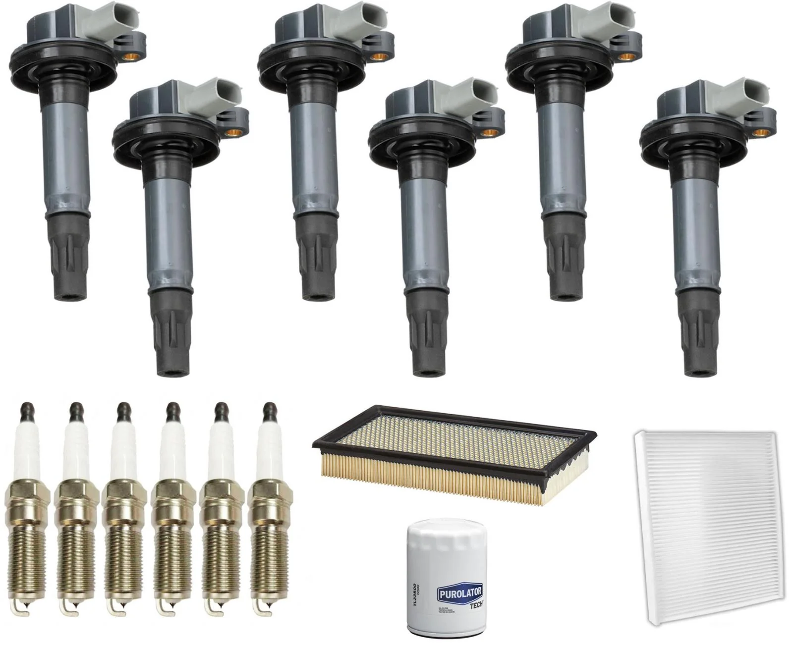Direct Ignition Coil Spark Plugs & Filters For Ford Taurus 3.5L Turbo 2010-2012