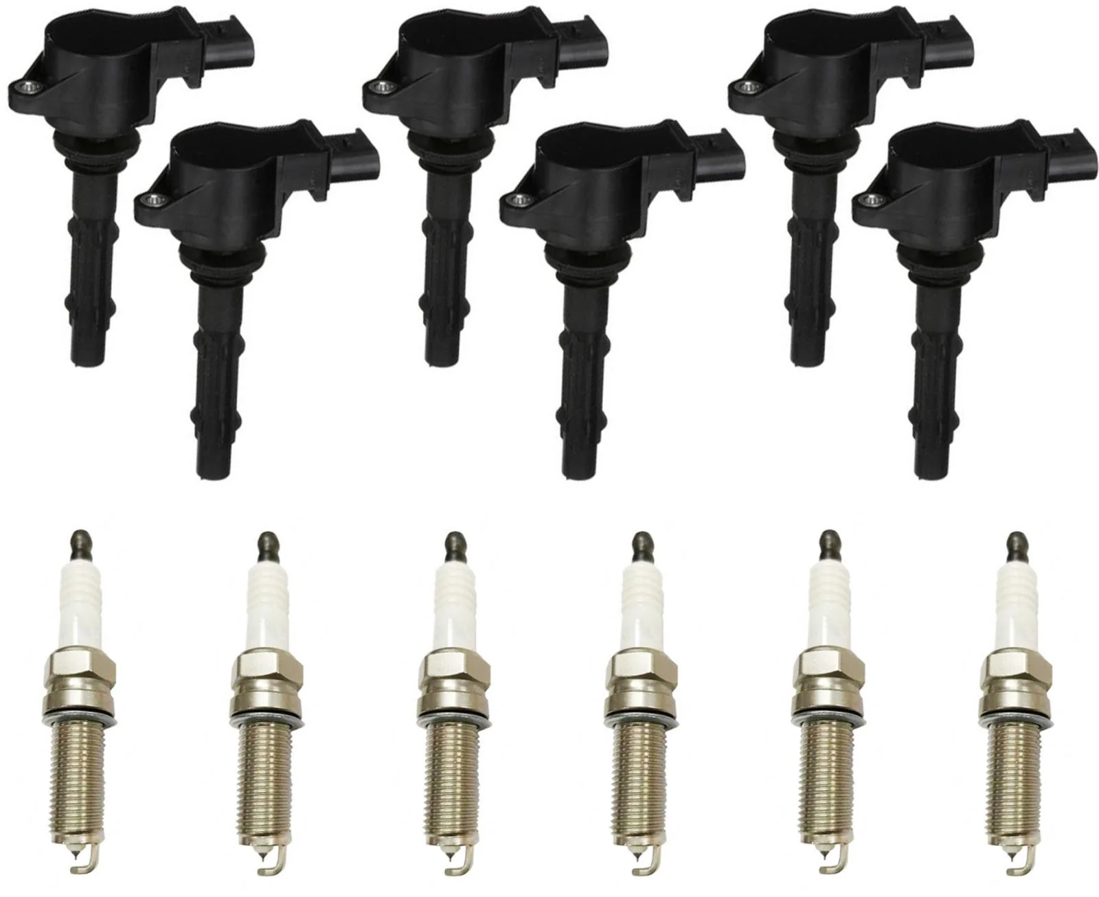 6 Direct Ignition Coils & Platinum Spark Plugs For Sprinter 2500 3.5L 2007-2008