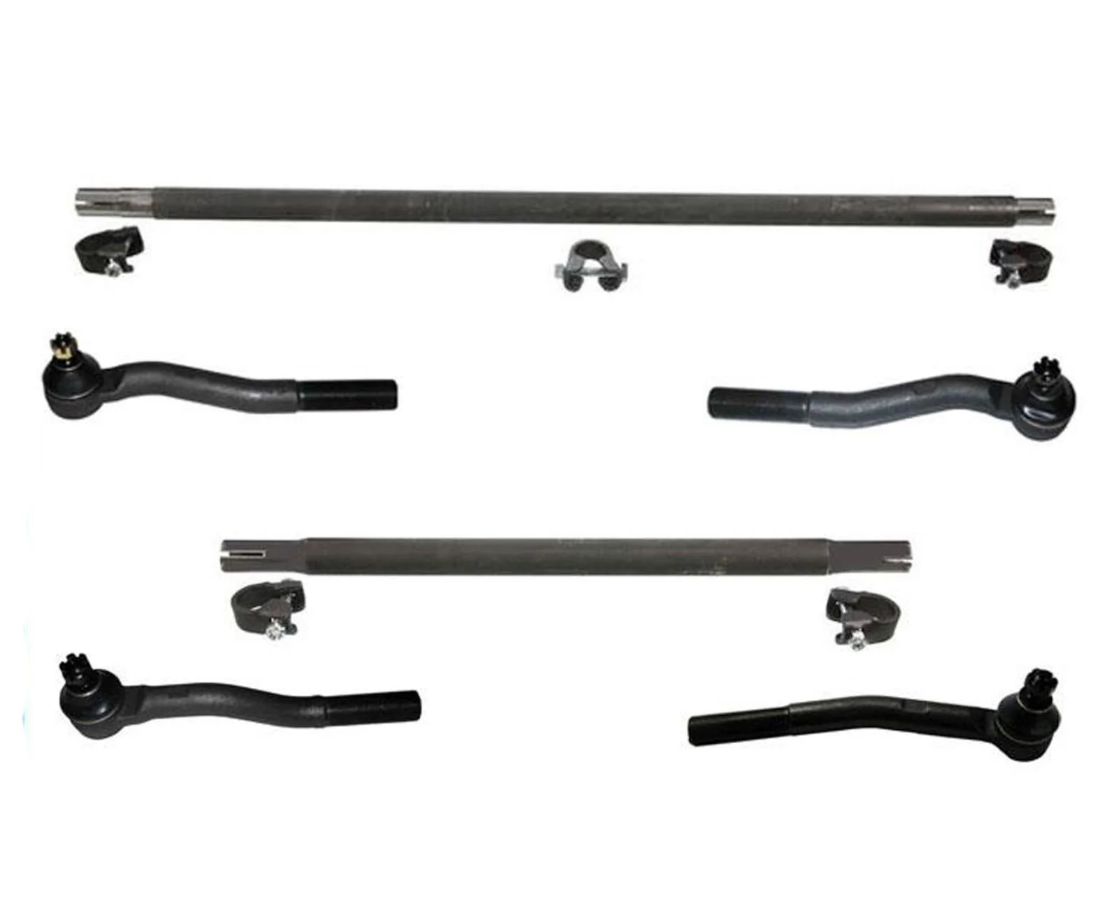 6pc Inner Outer Tie Rods & Adjustment Sleeve Fits for 99-04 Jeep Grand Cherokee