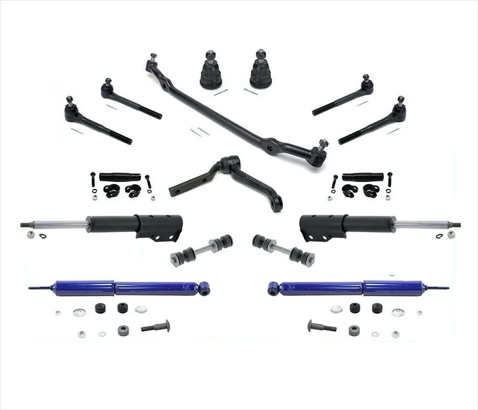 for 82-92 Chevrolet Camaro Ball Joint Tie Rod Idler Arm Center Link Struts Shock