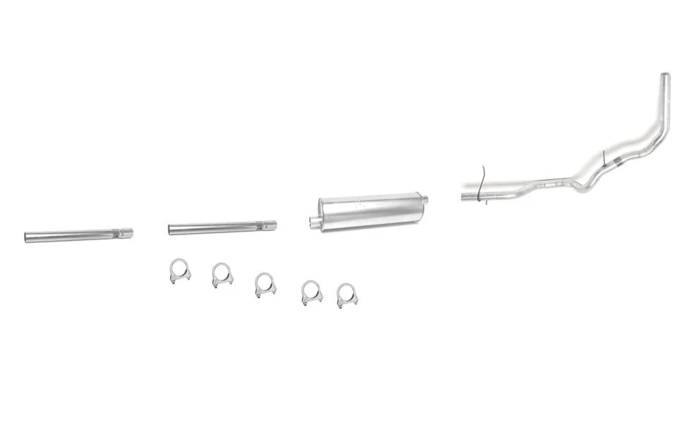 88-95 F250 5.8L Over 8500LB Single Outlet Conversion Muffler Exhaust Pipe System