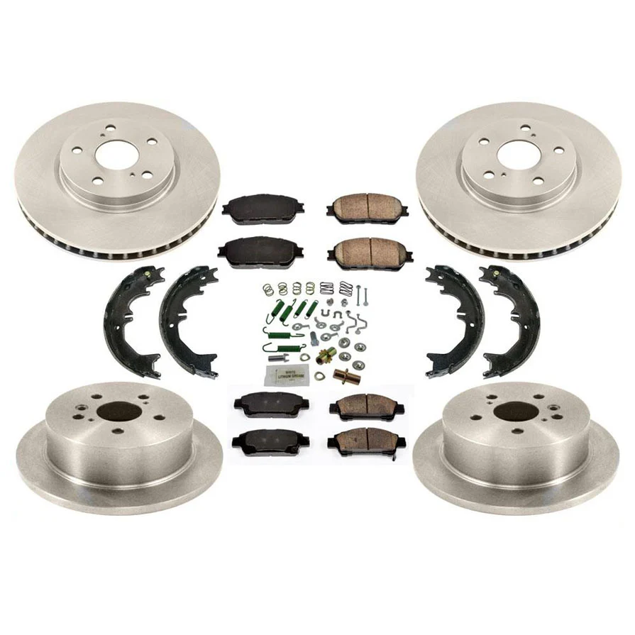 8Pc Disc Brake Rotors Ceramic Pads for Toyota Sienna Van 4 Wheel Disc 2004-2010