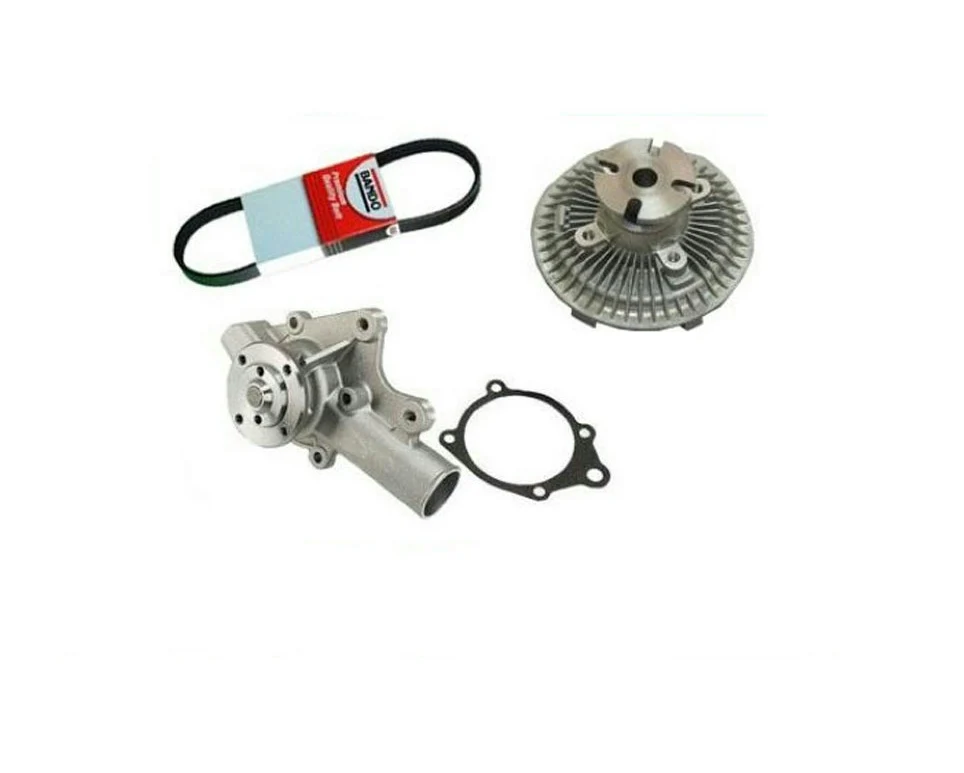 91-95 Cherokee 4.0L Water Pump Fan Clutch Belt 341222148976k6