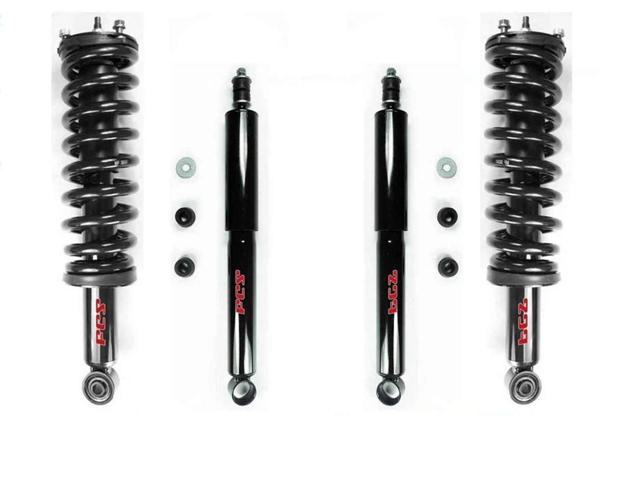 96-02 4 Runner 3.4L Front Strut & Coil Spring & Rear Shocks Quick 4pc Kit