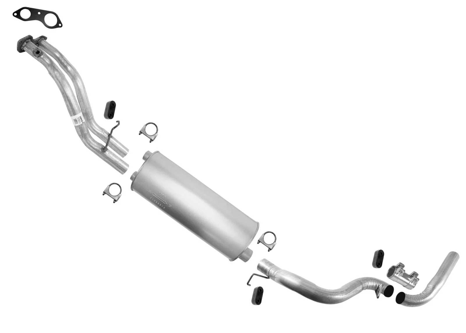 Muffler Tail Pipe Exhaust for Chevrolet Tahoe 1996-2000 4Door 4 Wheel Drive 5.7L