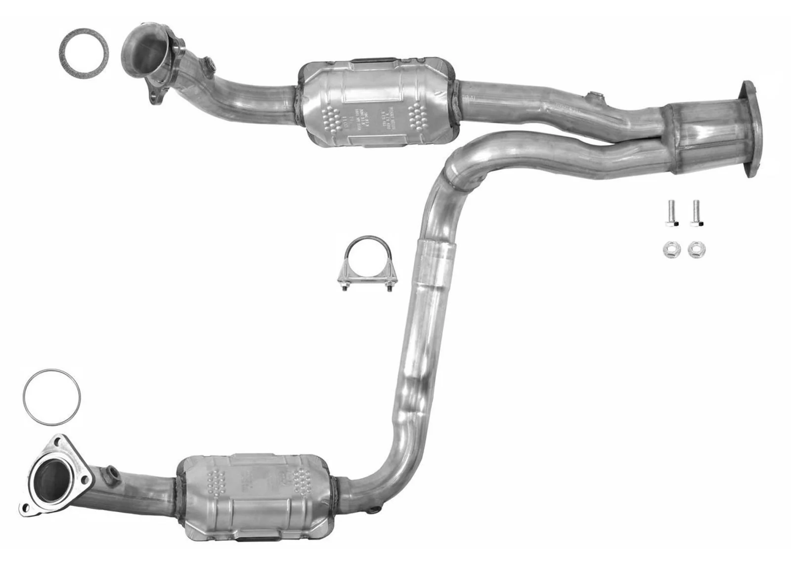 CARB York Approved Eng Y Pipe Catalytic Converters Silverado 1500 1999-05 5.3L
