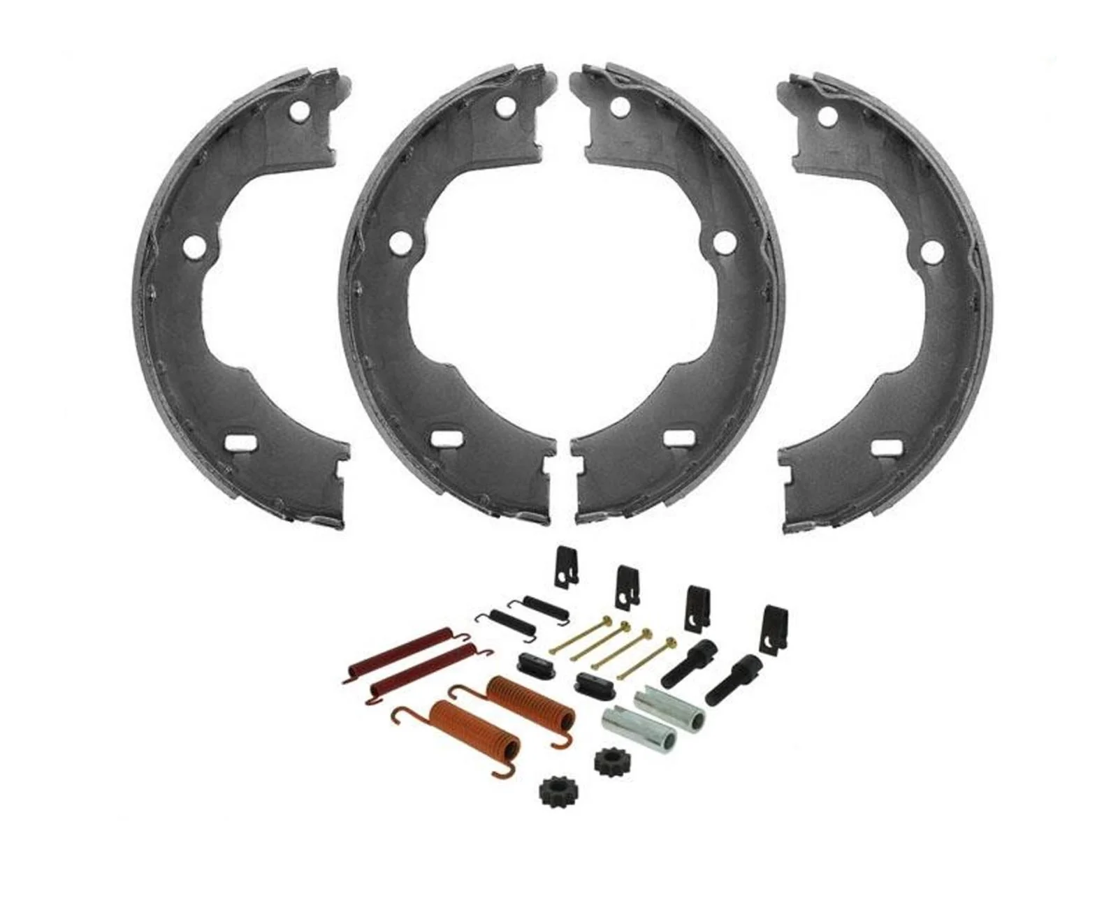REAR Parking Emergency Brake Shoes & Springs For 2008 2009 10 2016 Ram 4500 5500