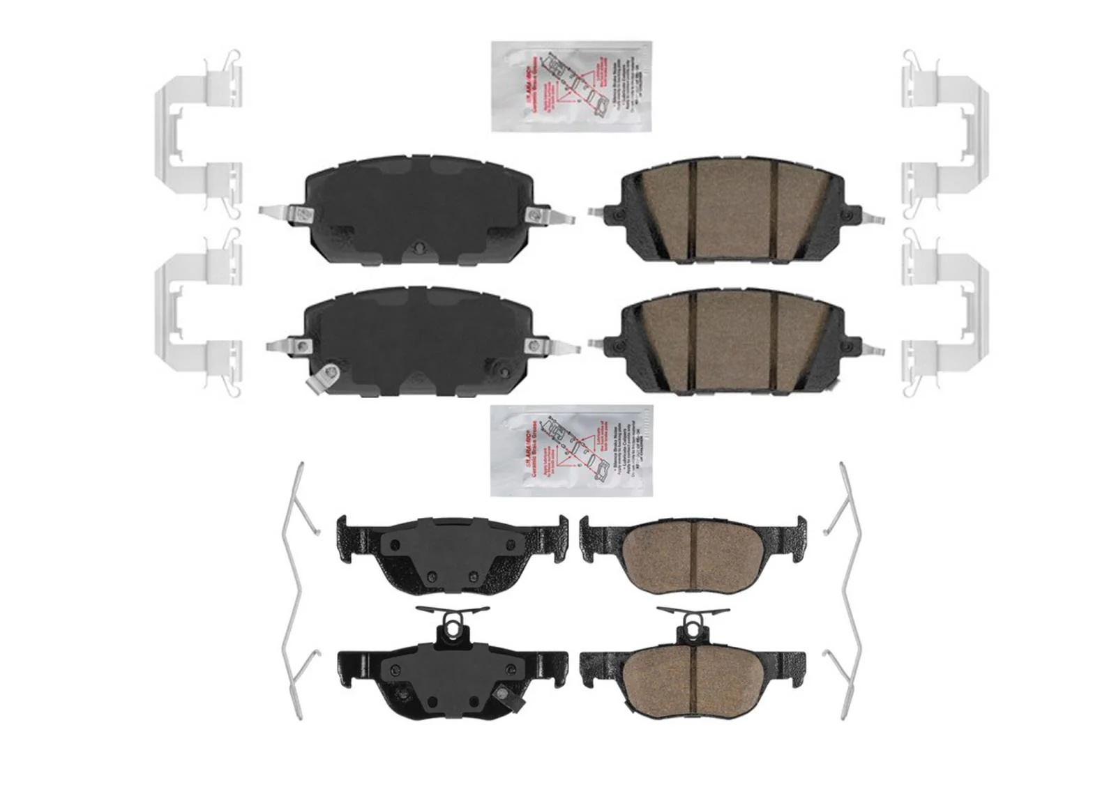 AME Front and Rear Ceramic Disc Brake Pads for Mazda MX30EV MX-30 EV 2022 2023