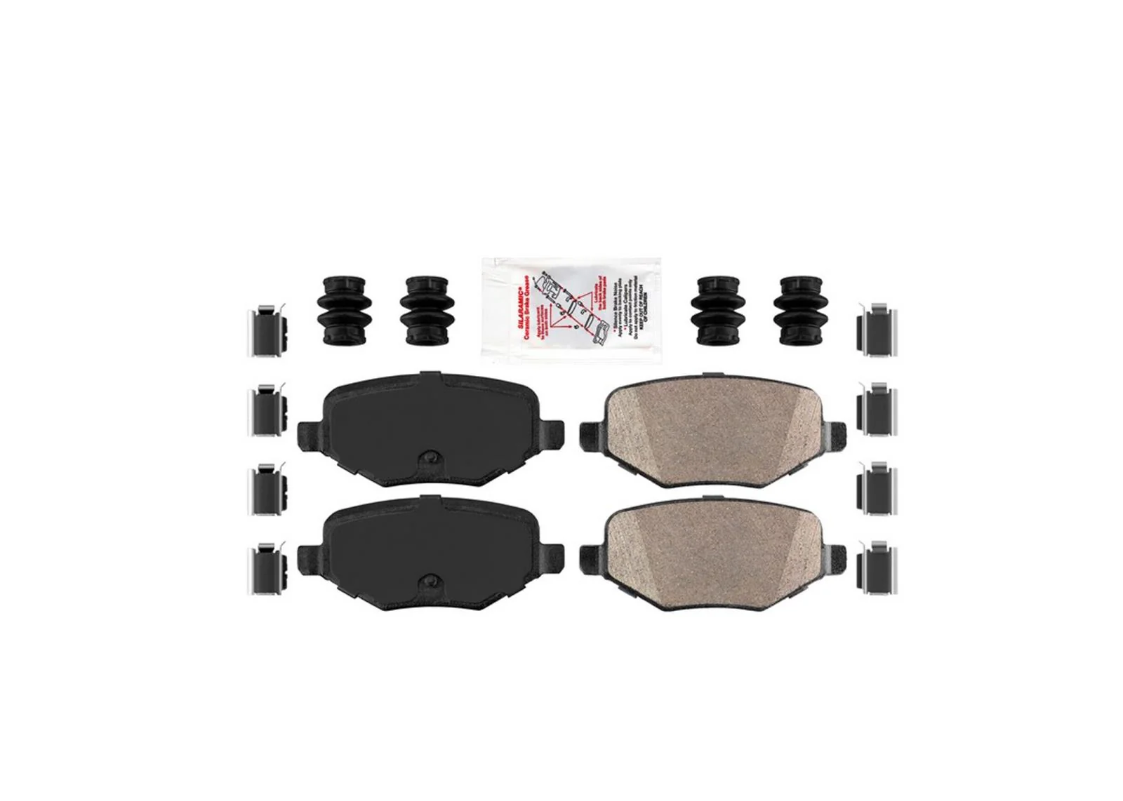 AME Front & Rear Disc Brake Pads for Ford Explorer with 2011-2019 325MM Rotors - Image 3