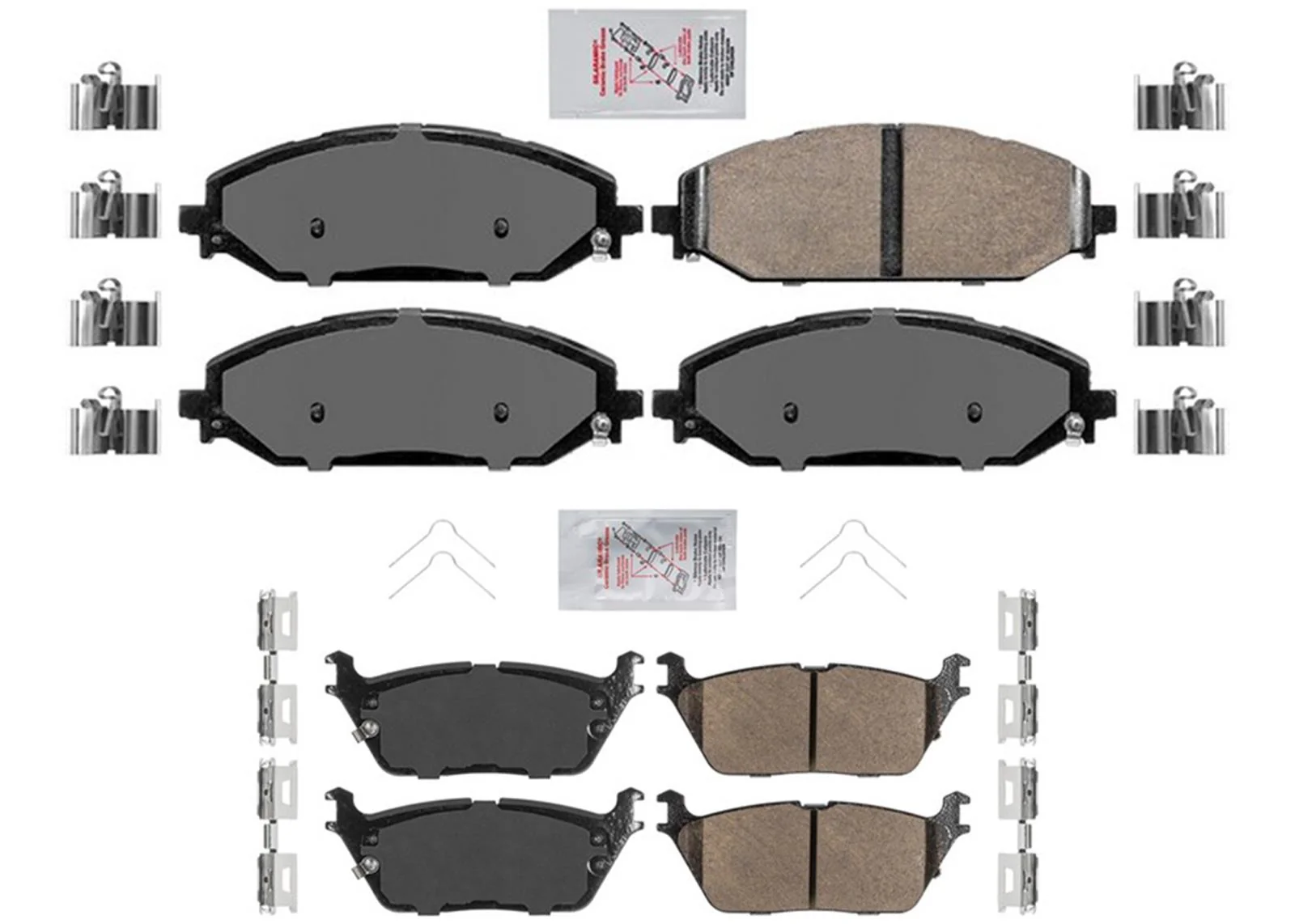 AME Premium Front Rear Ceramic Disc Brake Pad for Jeep Wagoneer 2022 2023 2024