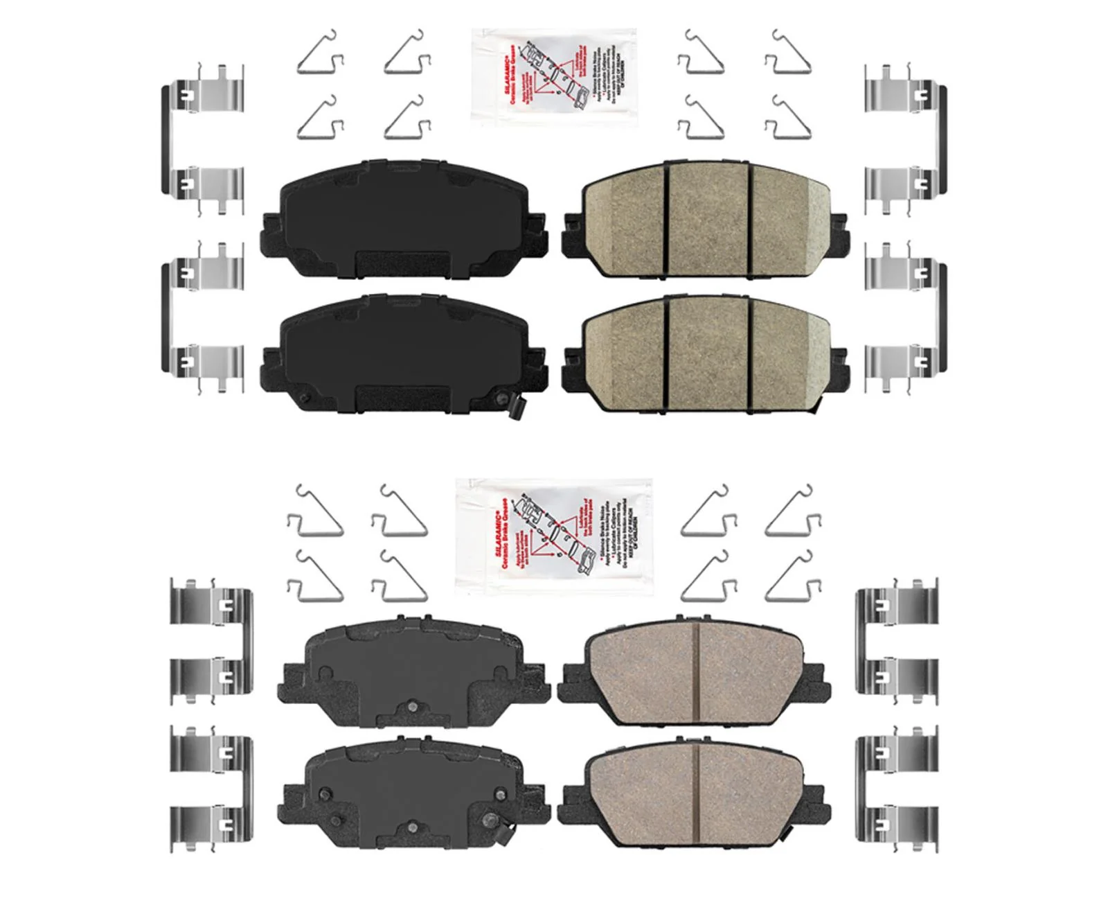 AmeriBrake Premium Ceramic Brake Pads with hardware for Honda CR-V 17-23