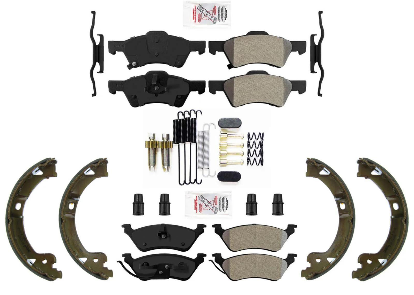 AmeriBrake Premium Metallic Disc Brake Pads for Chrysler Town & Country 01-07