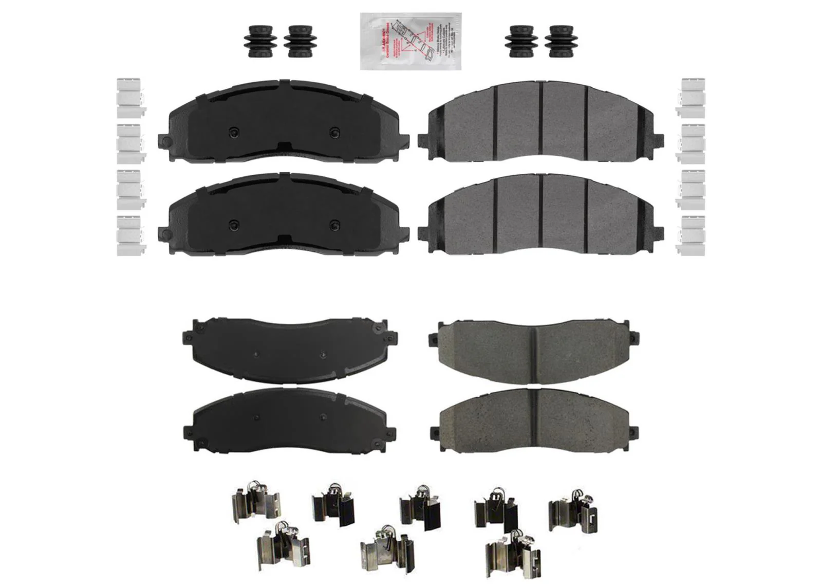 ASD Fleet Duty Semi Metallic Disc Brake Pads for Ford F250 Super Duty 2023 2025