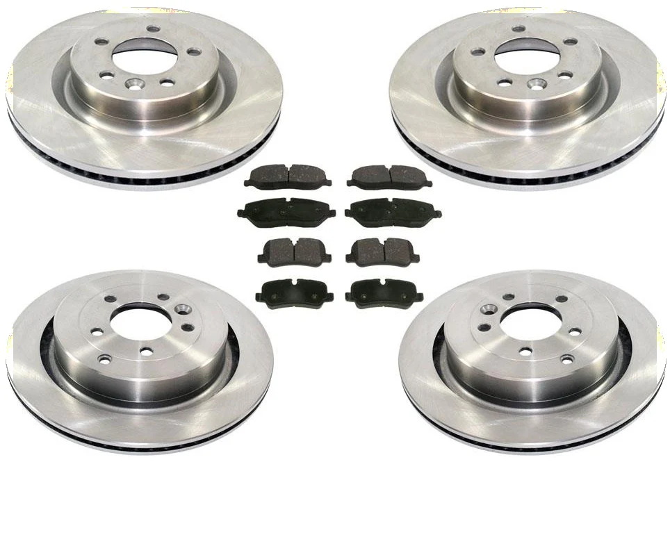 Brake Disc Rotors Ceramic Pads for Land Rover Ranger Rover Sport HSE 4.4L 06-08