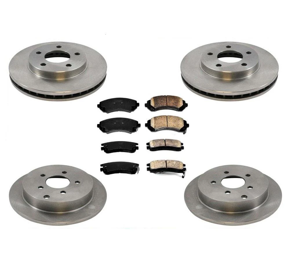Brake Kit for Buick Rendezvous 02-07 Front Wheel Drive w Rear Disc Brake Rotors
