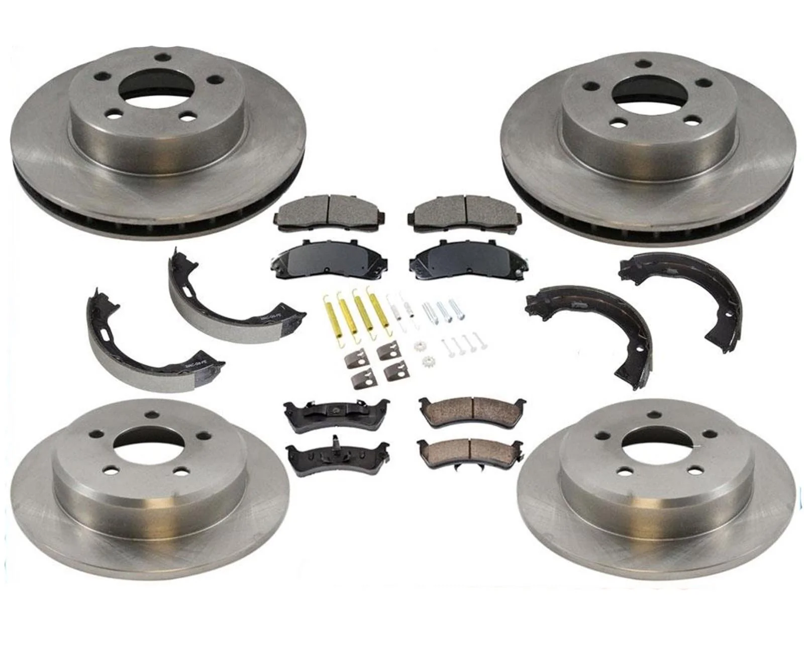 Brake Rotors Ceramic Brake Pads for 1995-2001 Ford 4dr 4 Wheel Drive Explorer