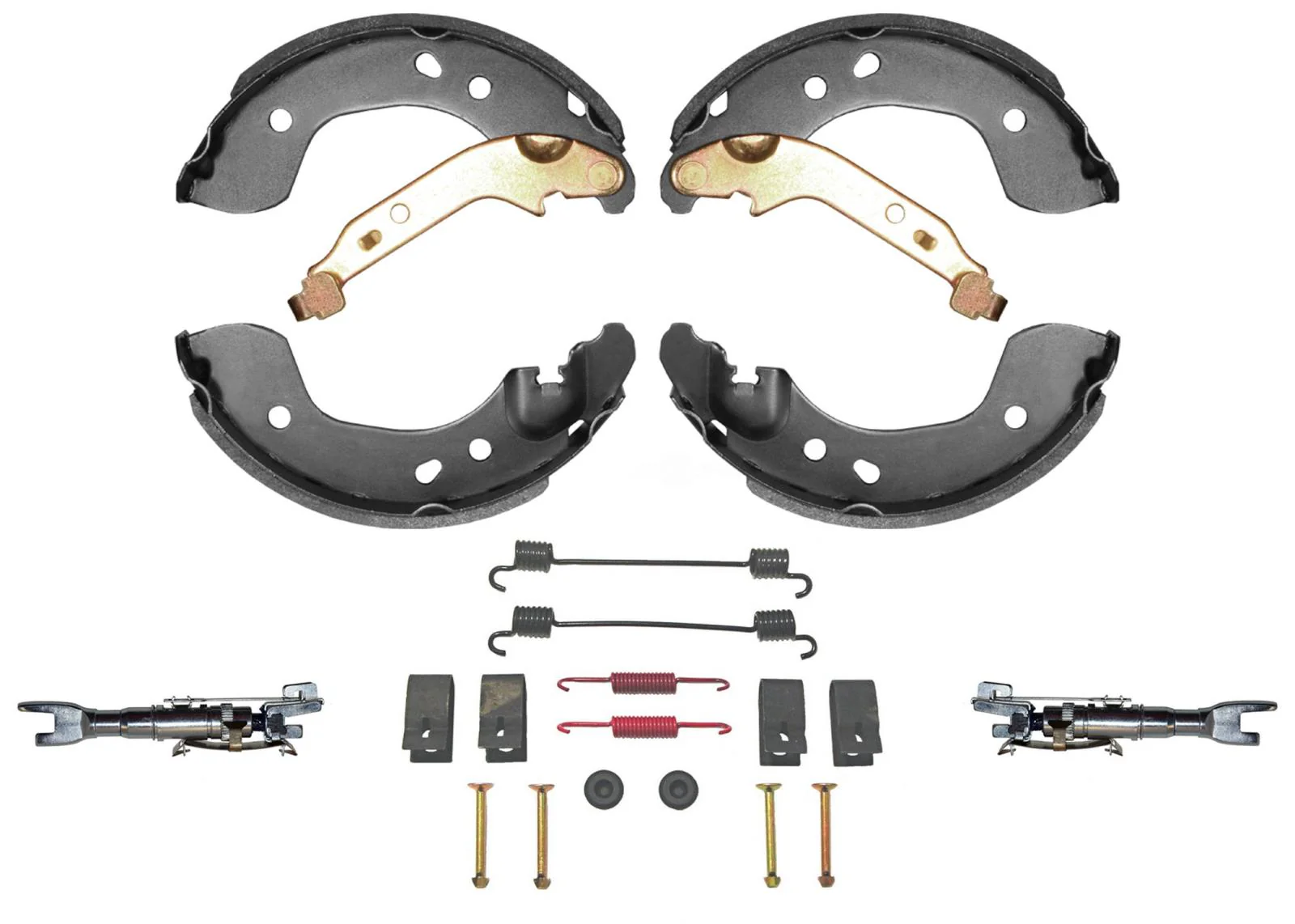 Brake Shoes, Brake Springs, Brake Shoe Adjusters For Nissan Versa 2012-2019