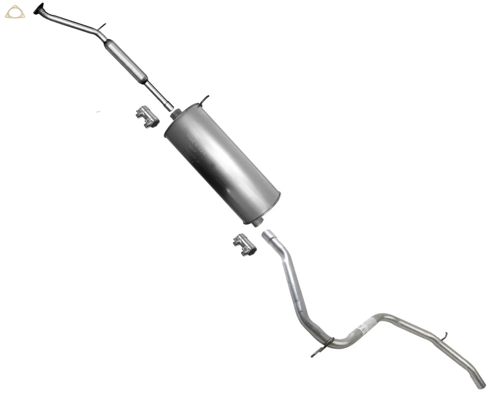 Exhaust System For Honda Odyssey 2005-2010 MIddle Resonator Muffler & Tail pipe