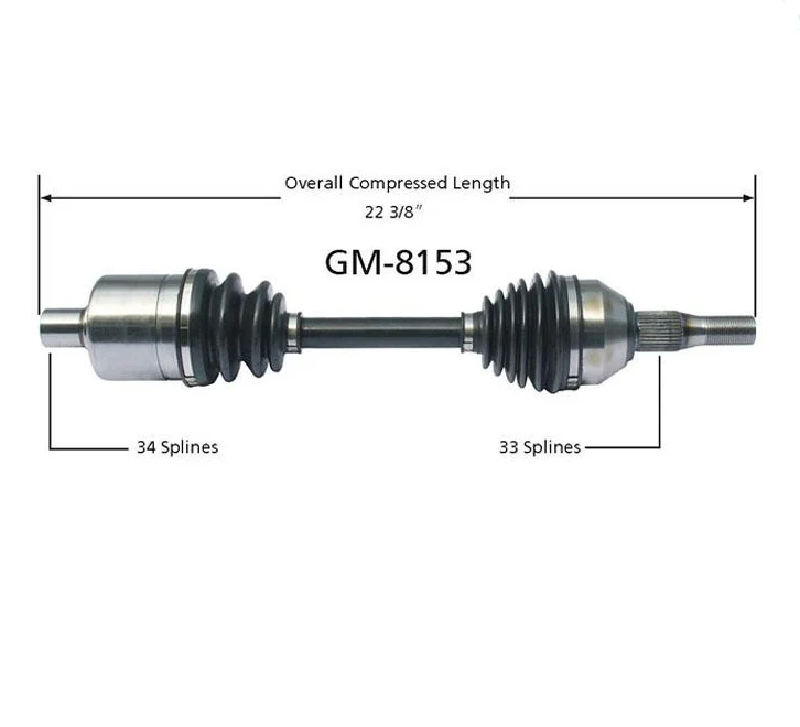 Front Driver Side CV Axle Fits Chevy Saturn Buick Pontiac
