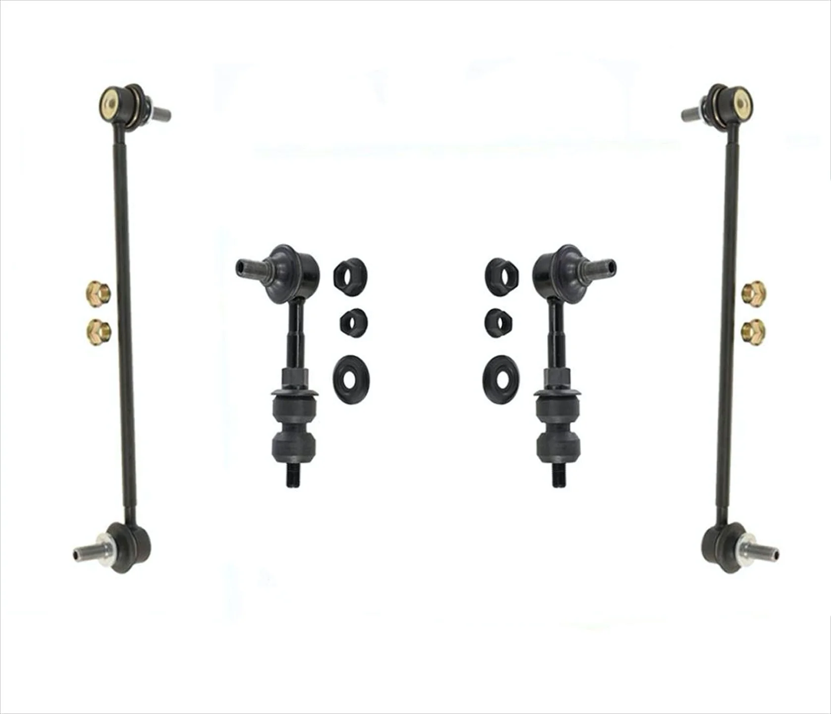 Set of Front & Rear Sway Bar Links For Toyota Rav4 06-17