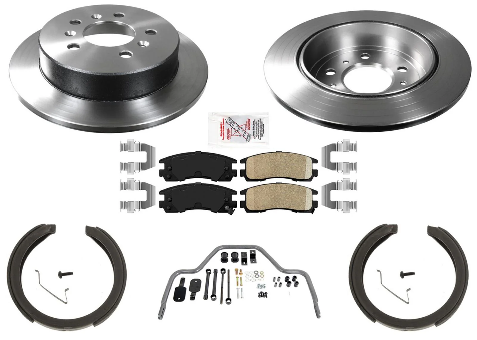 Carbon Performance Disc Brake Rotors Pads Parking Shoe For Monte Carlo 06-07