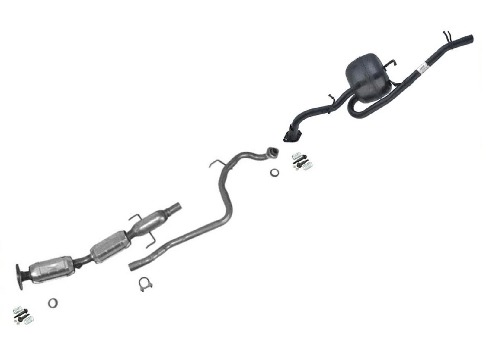 Catalytic Converter for Toyota Yaris 4Dr Sedan 2007-2011 OE Style Rear Muffler