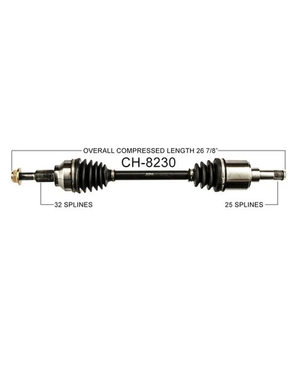 CH8230 07-08 Pacifica 3.8L D/S FWD & AWD CV Shaft Axle Complete Assembly