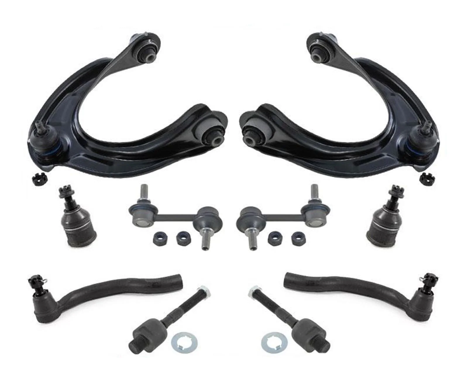 Chassis Kt for 09-14 Acura TSX Control Arms Tie Rod Ends Ball Joint Sway Bar 10p
