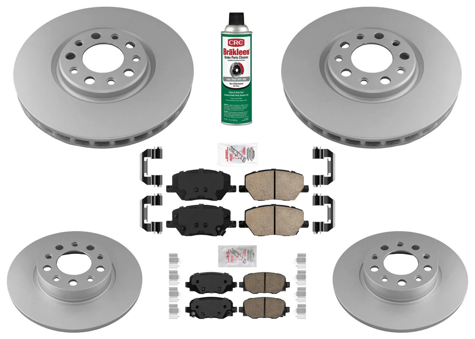 Coated Disc Brake Rotors Brake Pads For Jeep Renegade 2015 2016 2017 2020 2023