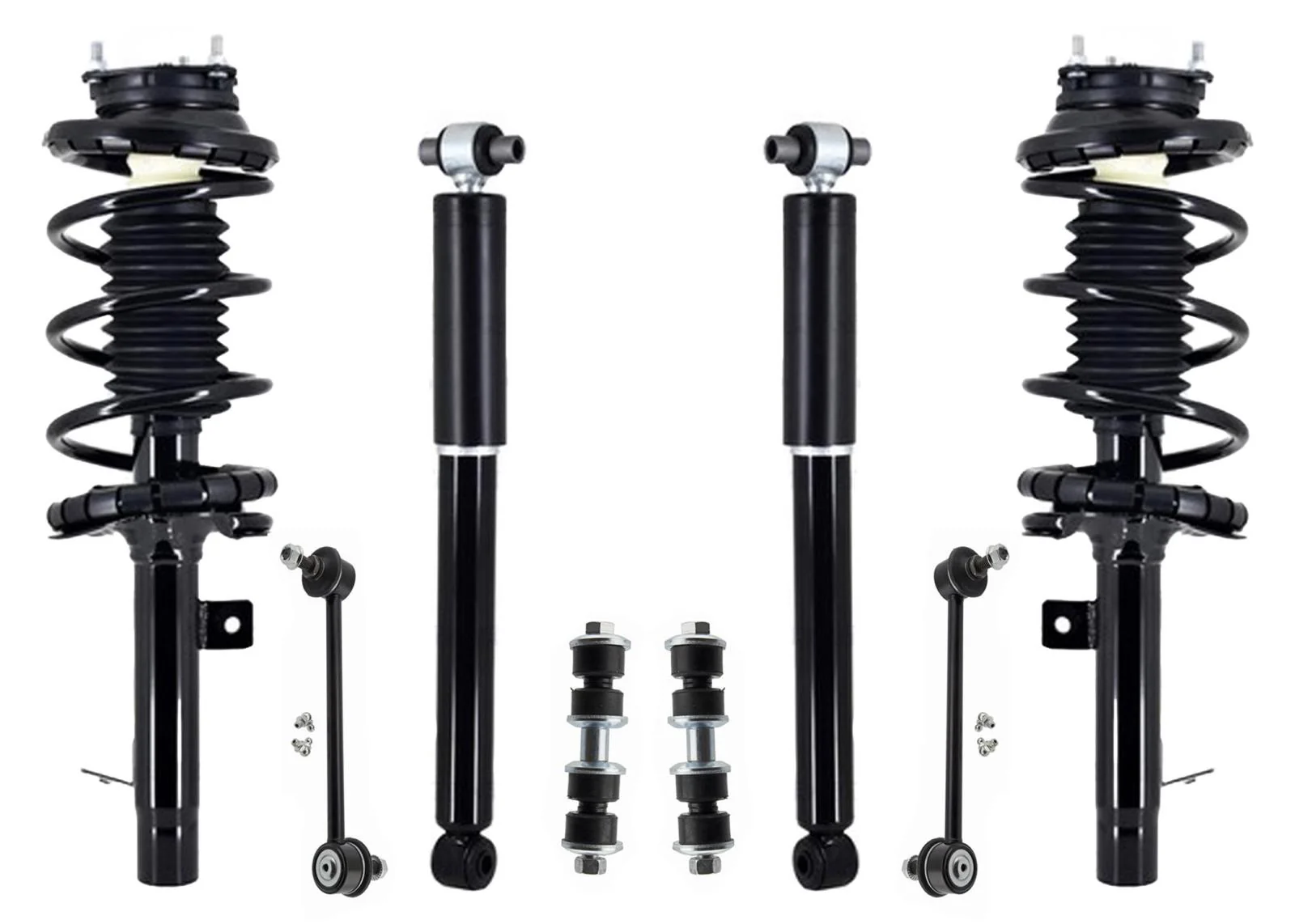 Coil Spring Struts with Rear Shocks Sway Bar Links For Focus Wagon 2000-2005