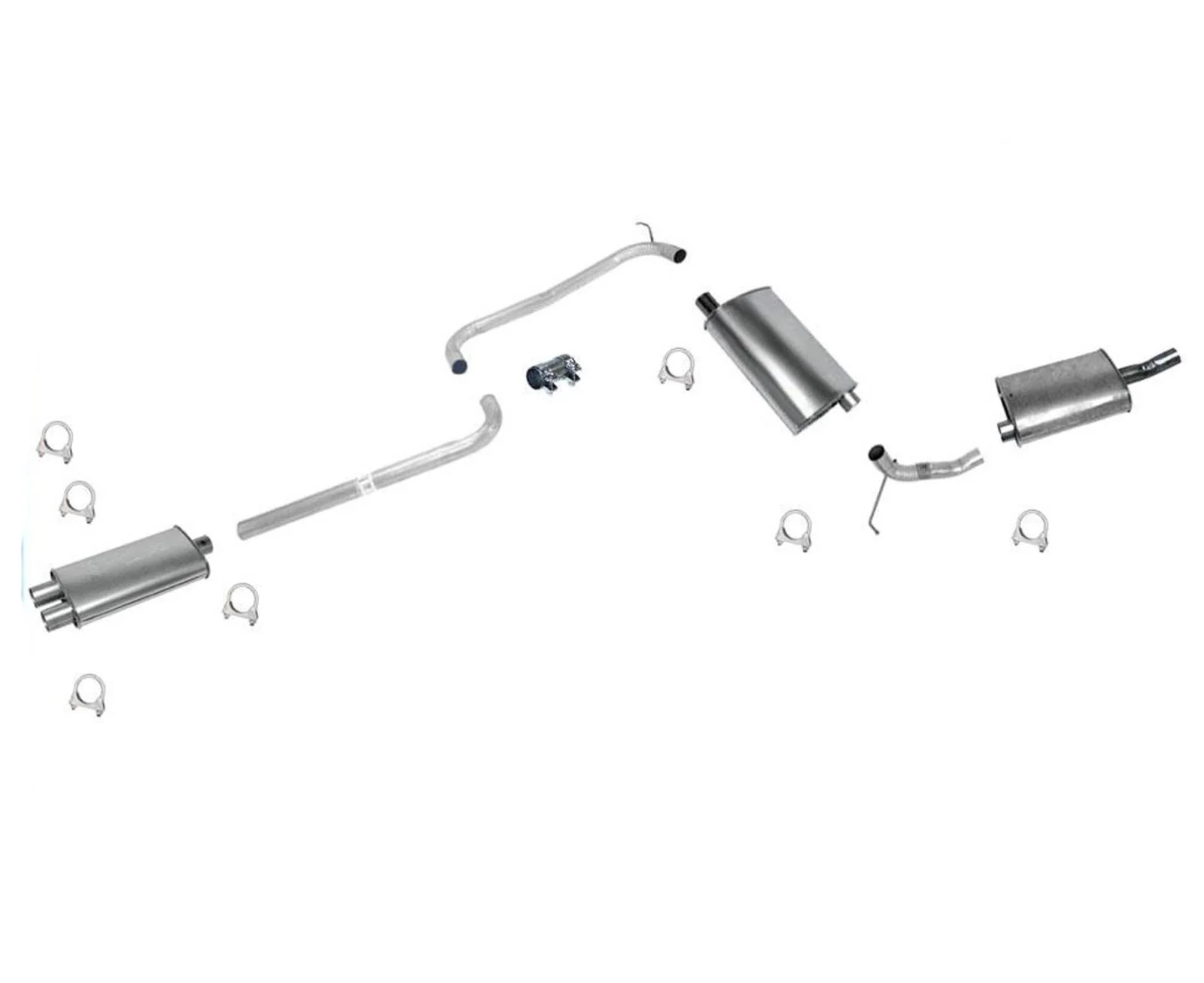 For 98-04 Concord 2.7L Resonator Extension Pipe Muffler Axle Pipe Rear Muffler