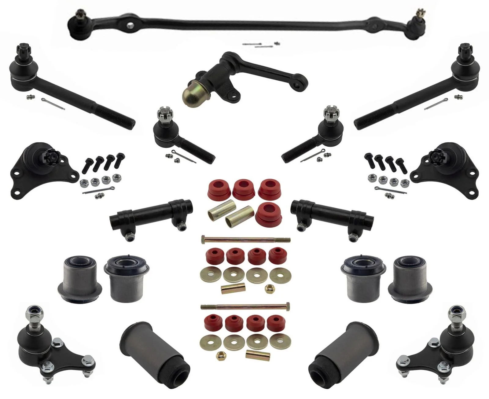 Control Arm Bushings Tie Rods BJ Center Link For Pick Up Rear Wheel Dv 84-1988