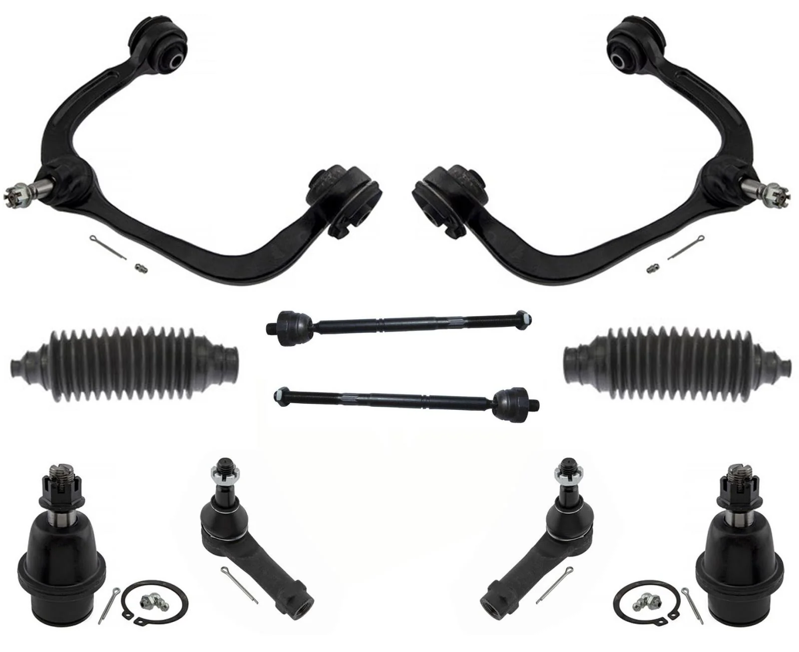 Control Arms Lower Ball Joint Tie Rods For Ford F150 Rear Wheel Drive 2004-2008