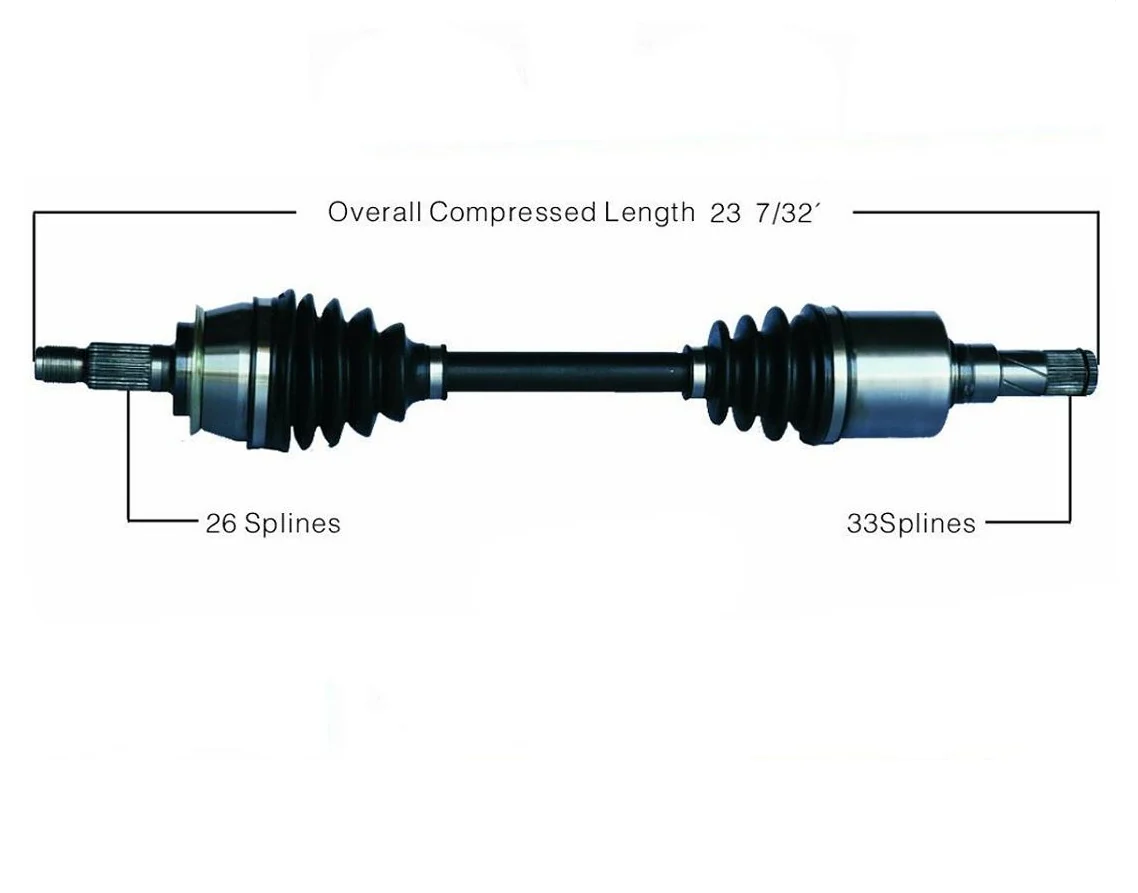 CV Axle Shaft Front D/S BM-8030 fits 05-08 Mini Cooper S MANUAL TRANSMISSION