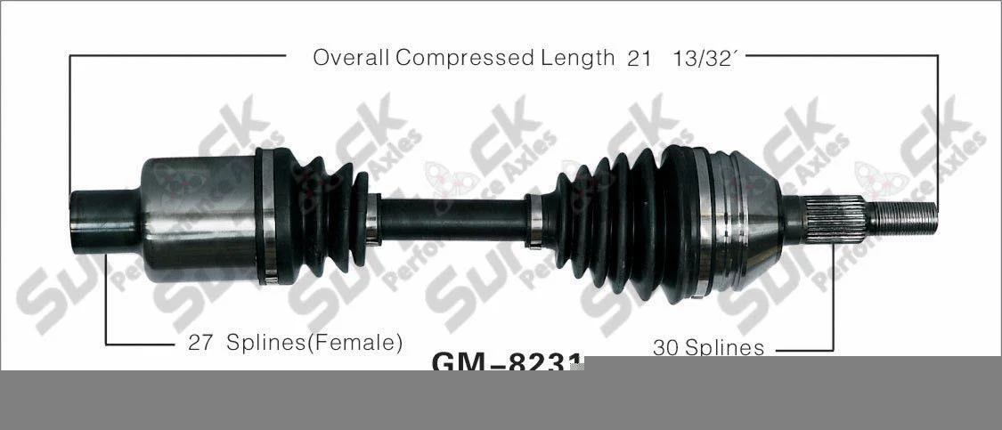CV Axle Shaft- Front Right SurTrack GM-8231 Call Customer Ck Info
