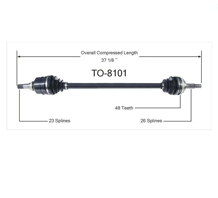 CV Axle Shaft- Front Right SurTrack TO-8101 fits 94-97 Toyota Celica ST 1.8L