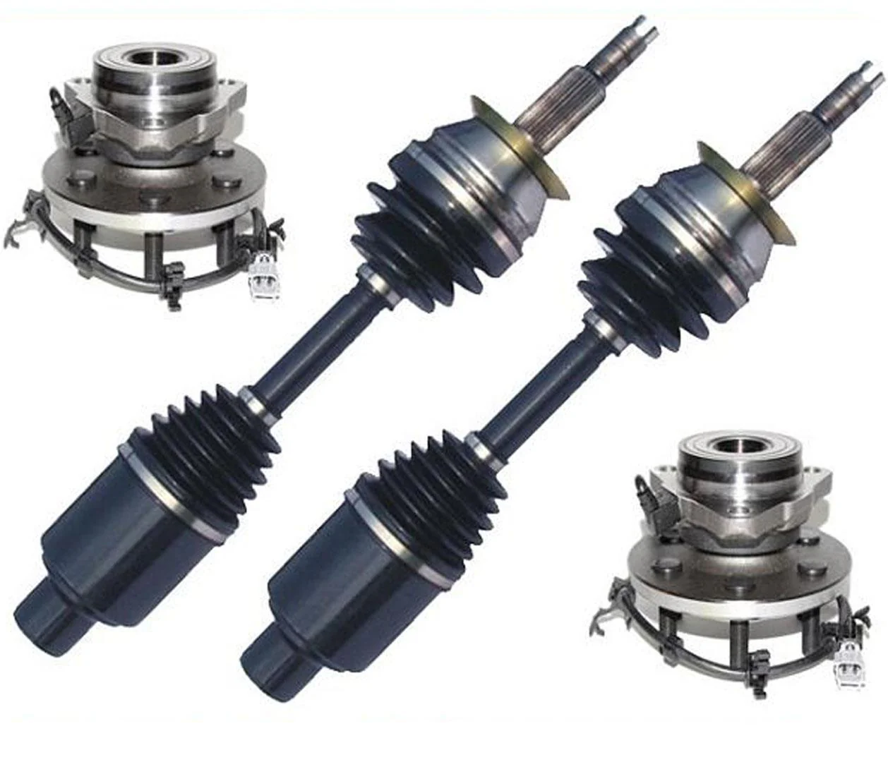 CV Axle Shaft Wheel Hub Assembly Front 01-04 For Dodge Dakota 4 Wheel Drv 4W ABS