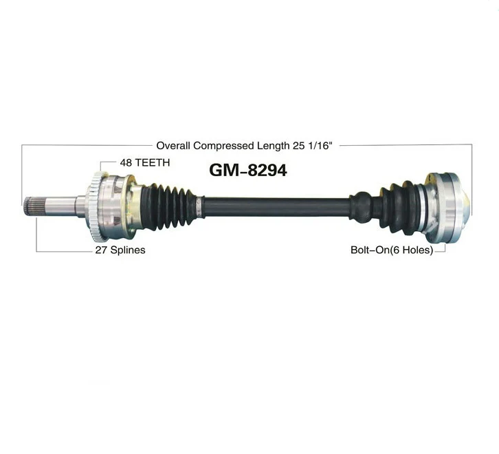 CV DRIVE AXLE SHAFT ASSEMBLY REAR Fits for 1997-2001 Cadillac Catera REAR