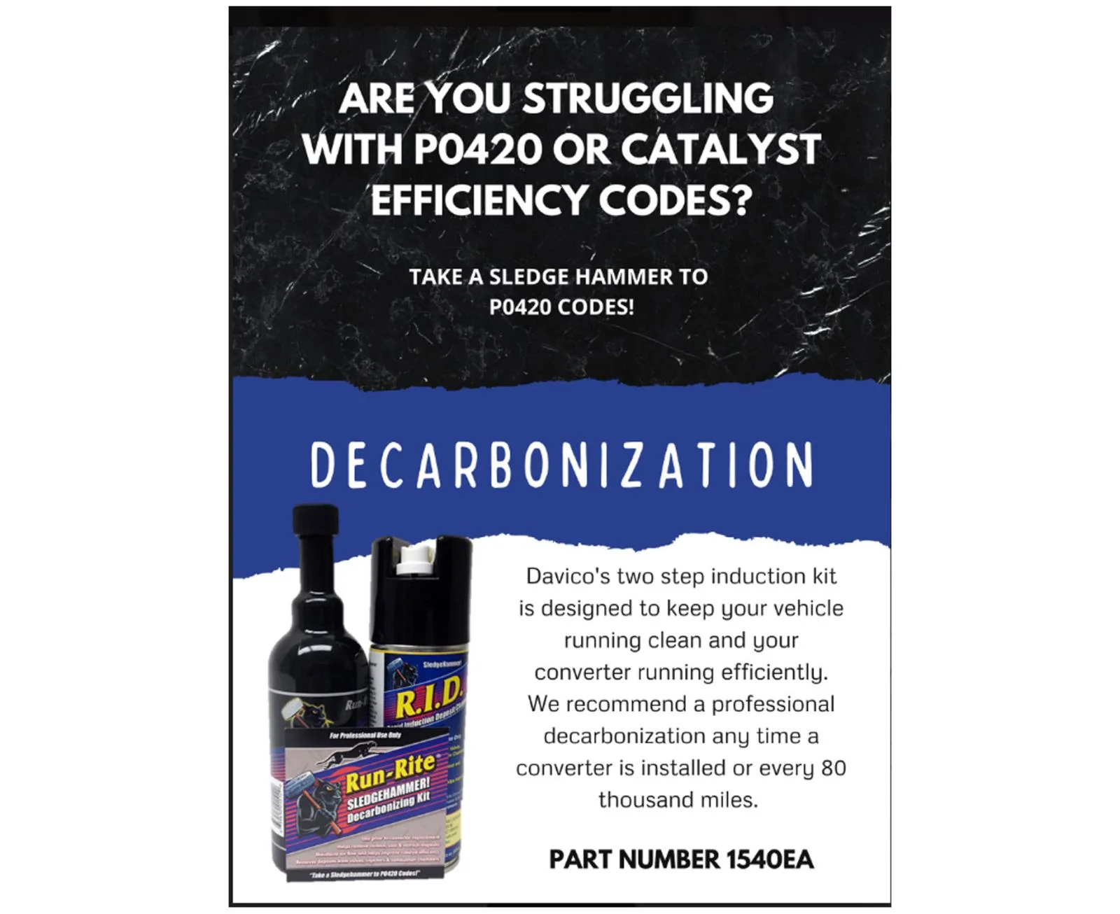 Decarbonization Catalytic Converter Fuel System Rapid Induction Deposit Cleaner - Image 2