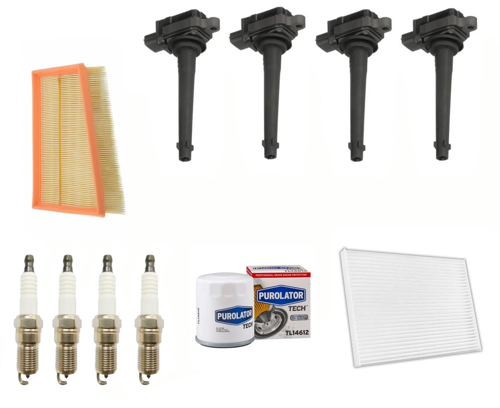 Direct Ignition Coil Spark Plugs & Filters For 2007-2012 Nissan Sentra 2.0L