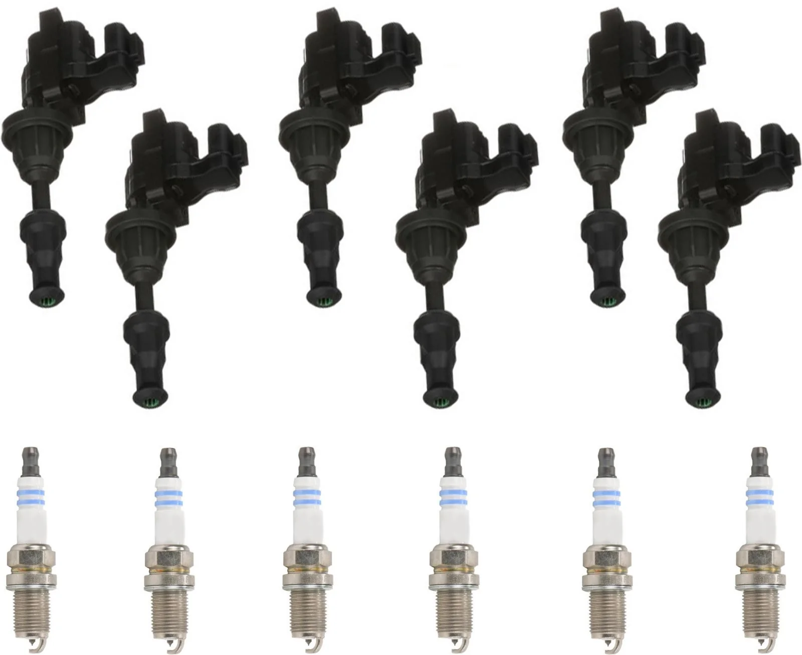 Direct Ignition Coils & Spark Plugs For Nissan 300ZX 3.0L 1990 1992 1995 1996