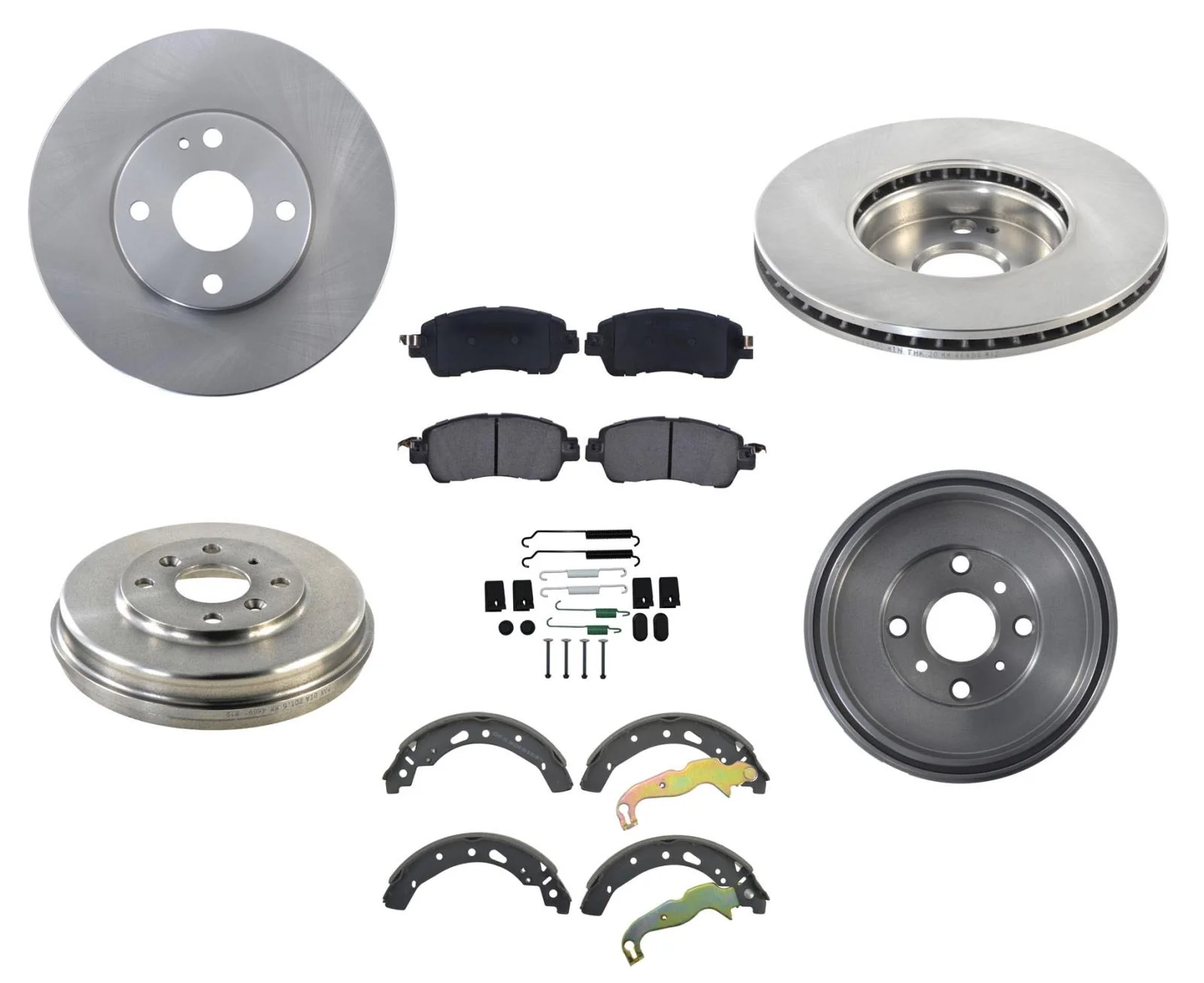 Disc Brake Brake Rotors & Pads Drums Brake Shoes For Toyota Yaris 2019-2020