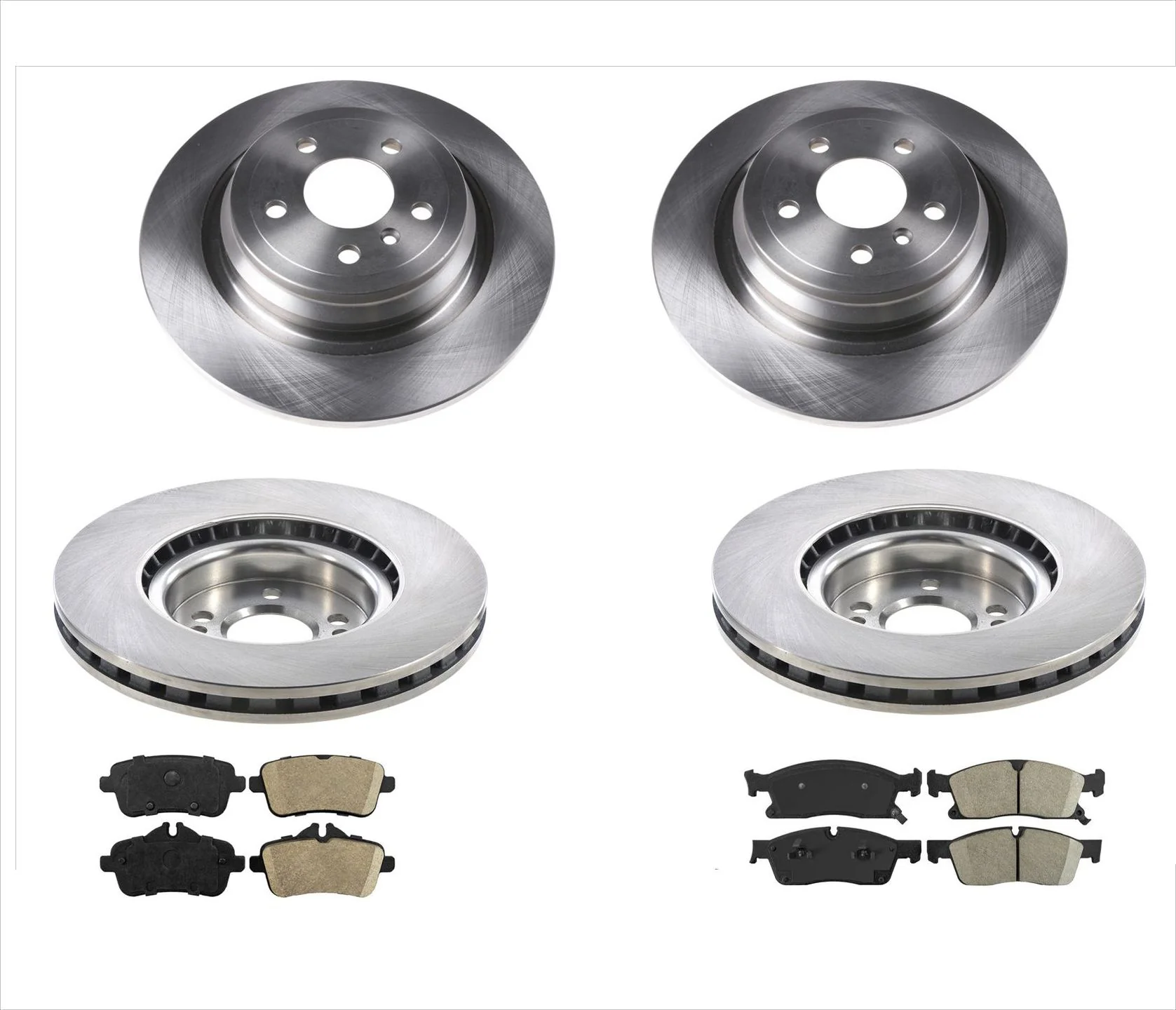 Disc Brake Rotors Brake Pads Fits For 12-15 Mercedes ML350 4 Matic No AMG