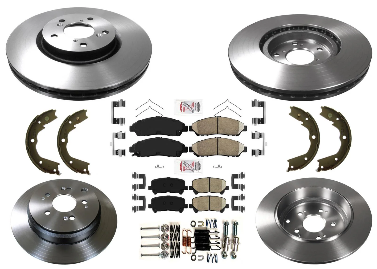 Disc Brake Rotors Brake Pads Parking Shoes for Acura MDX 2007 2010 2011 2013
