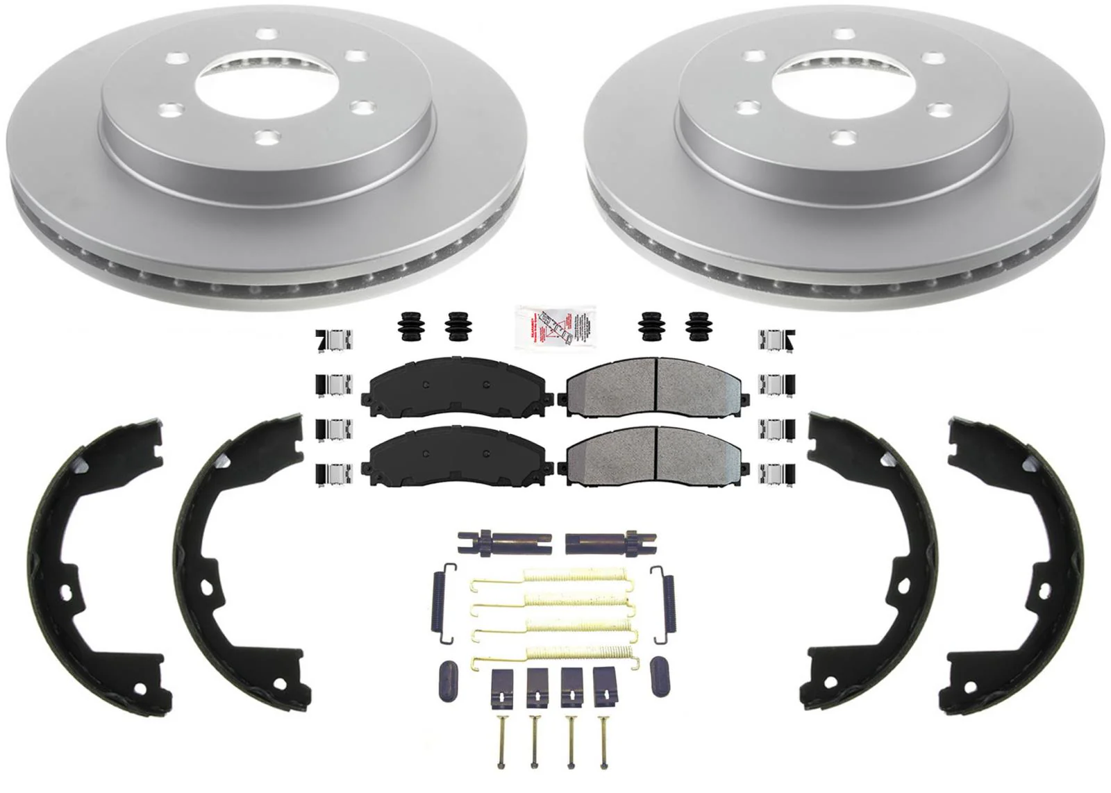 Disc Brake Rotors Fleet Brake Pads For Ford F250 Super Duty 2013-2022 Single RW