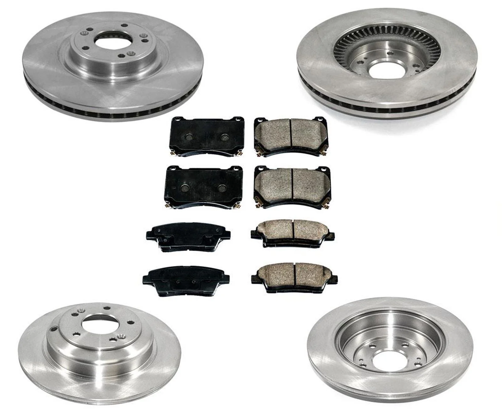 Disc Rotors & Ceramic Brake Pads for Hyundai Genesis 3.8L 12-14 4 Door Sedan