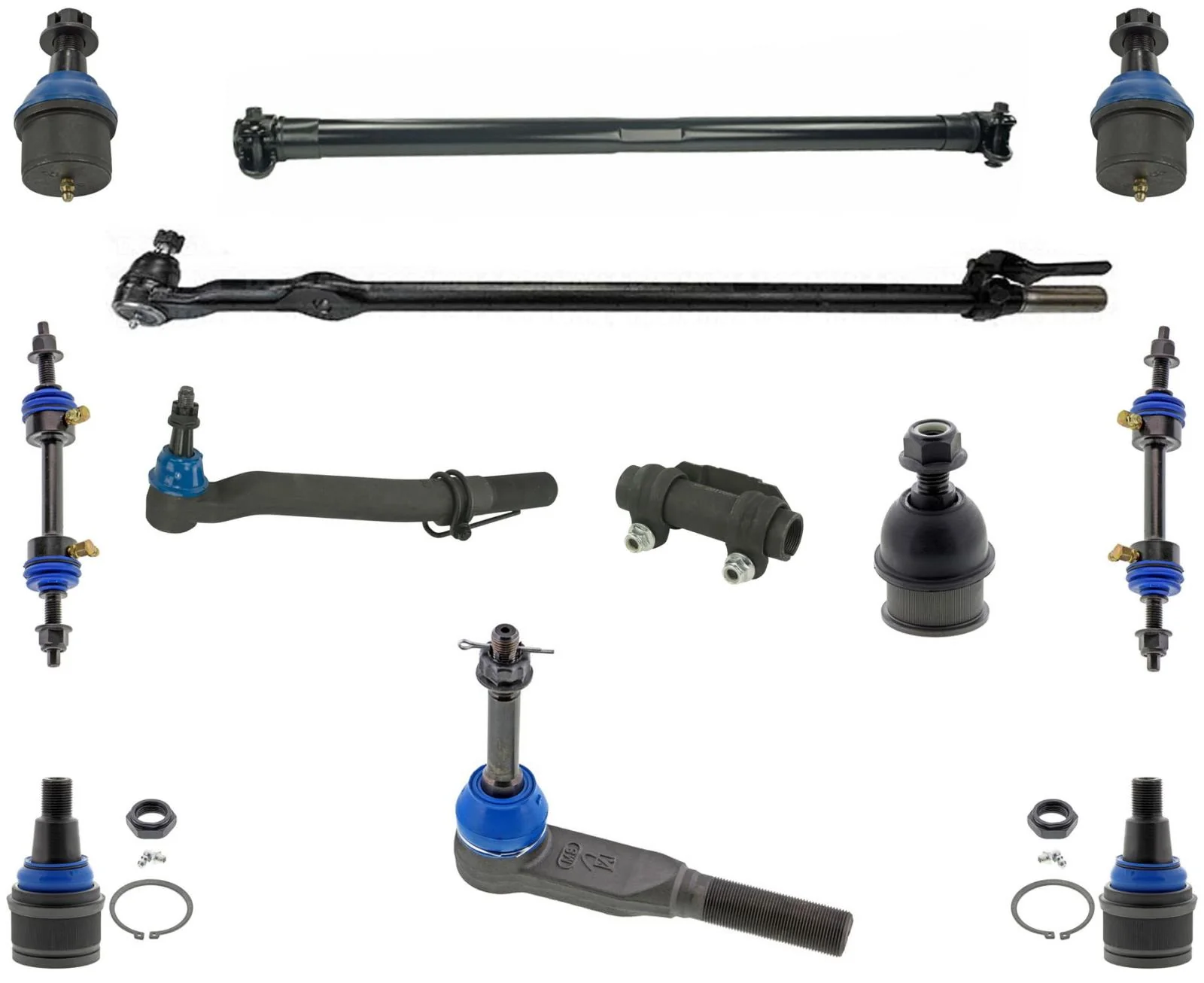 Drag Links Ball Joints Tie Rods For Ford F450 F550 Cab & Chassis 2011-2019